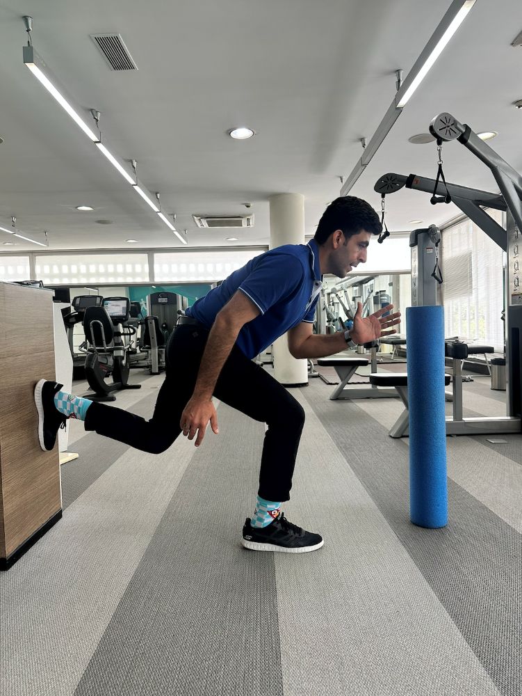 Athlete performing balance and stability training exercise for injury prevention at VARDĀN Advanced Physiotherapy Delhi